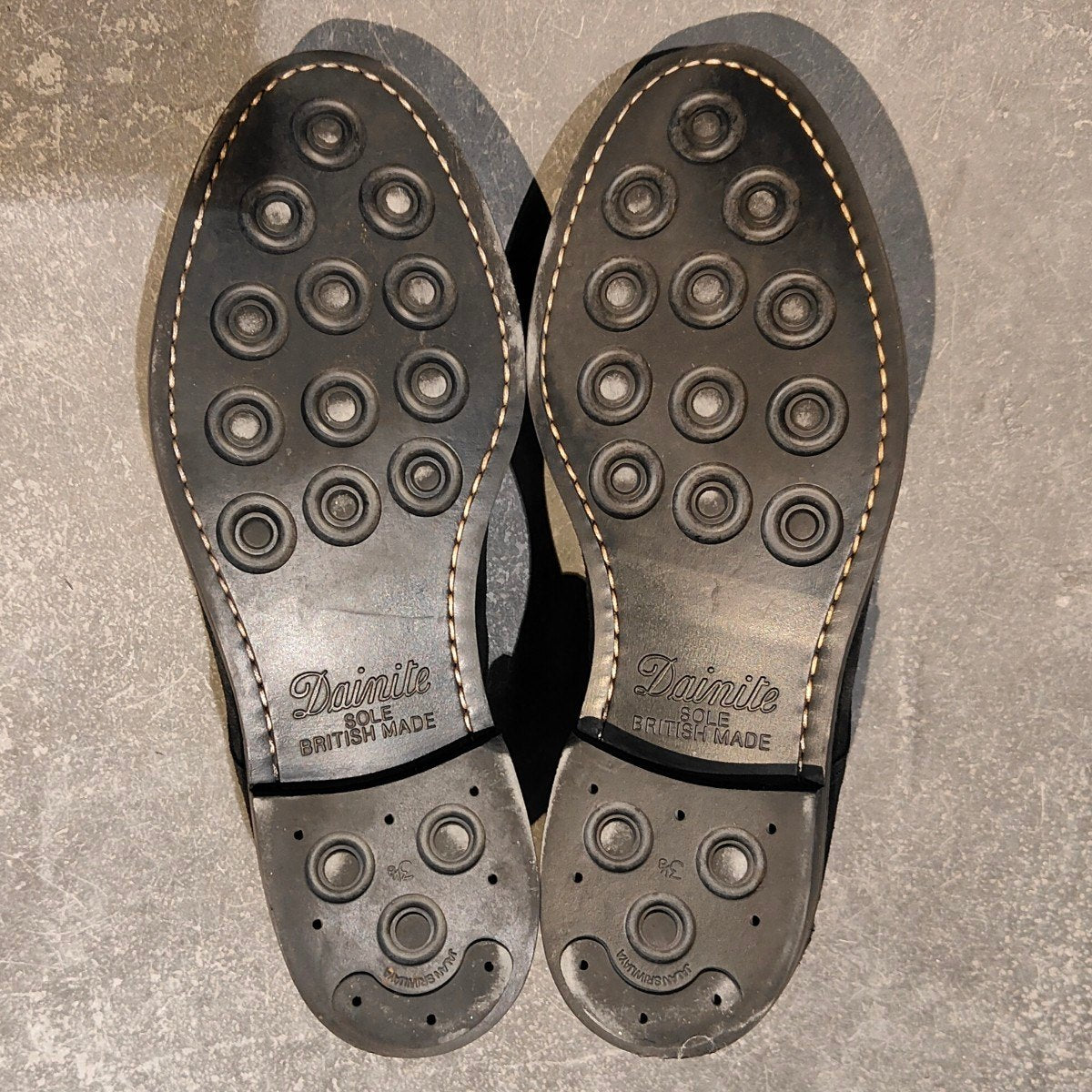 極美品【JALAN SRIWIJAYA】ジャランスリワヤ 99030 Uチップ スエード ブラック サイズUK6.5