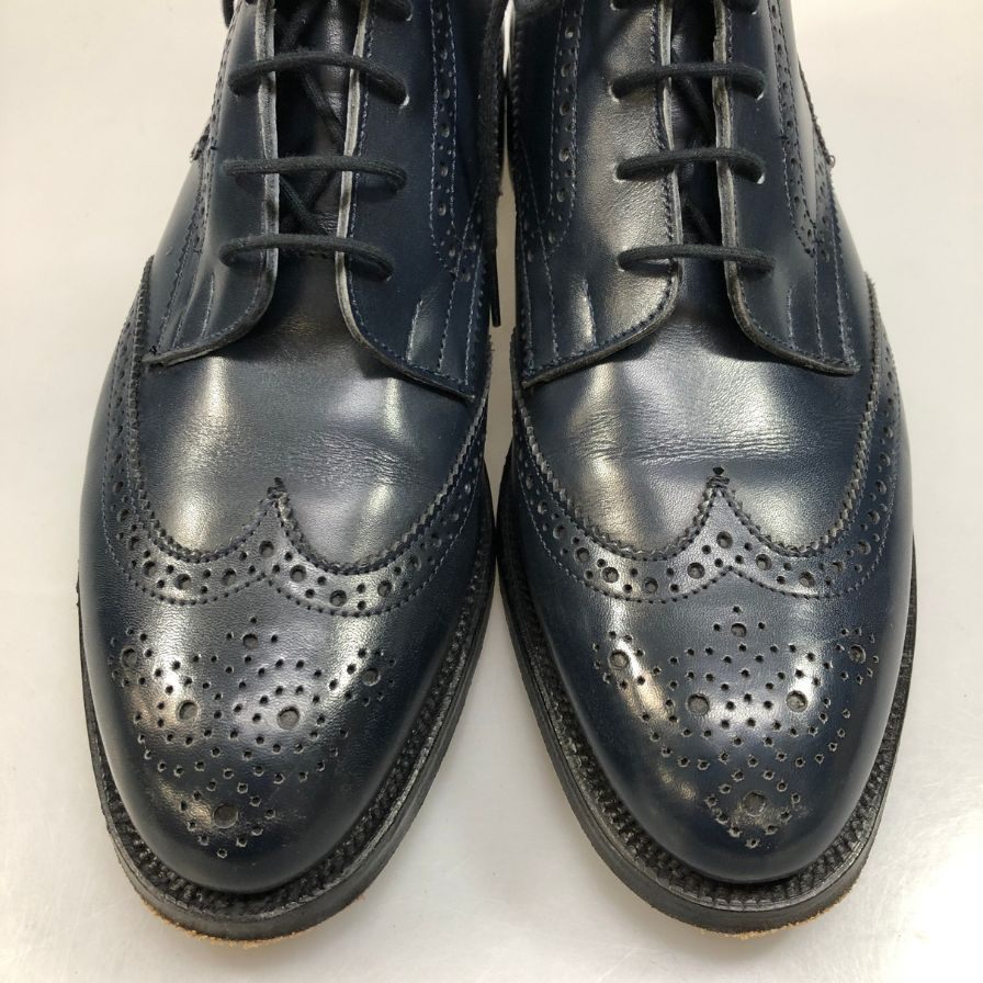 【オンライン限定】【Tricker's】トリッカーズ カントリーブーツ ウイングチップ M7655 メンズ  ネイビー サイズUK7