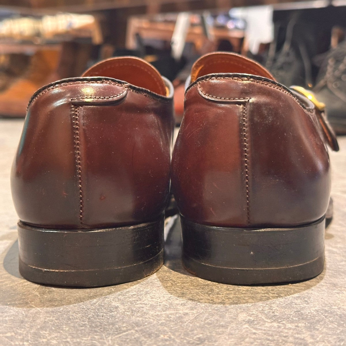 ALDEN】オールデン 954 シングルモンク コードバン ブラウン サイズ