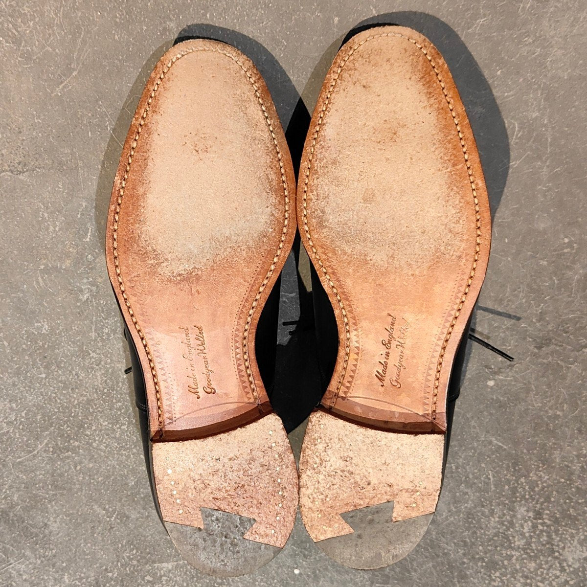 美品【JOSEPH CHEANEY】ジョセフチーニー アルフレッド ストレートチップ カーフ ブラック サイズUK6.5