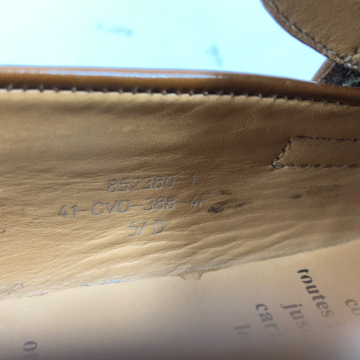 【J.M.WESTON】ジェイエムウエストン レザーシューズ ローファー 388 トゥモローランド 40周年記念 トリプルソール仕様 メンズ サイズ5D J.M.WESTON