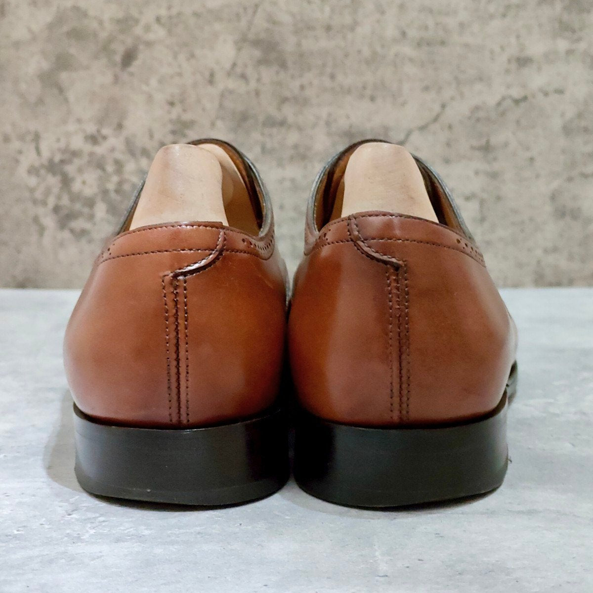 【JOHN LOBB】ジョンロブ ソーントン SAUNTON セミブローグ カーフ ブラウン サイズUK6E 7000ラスト