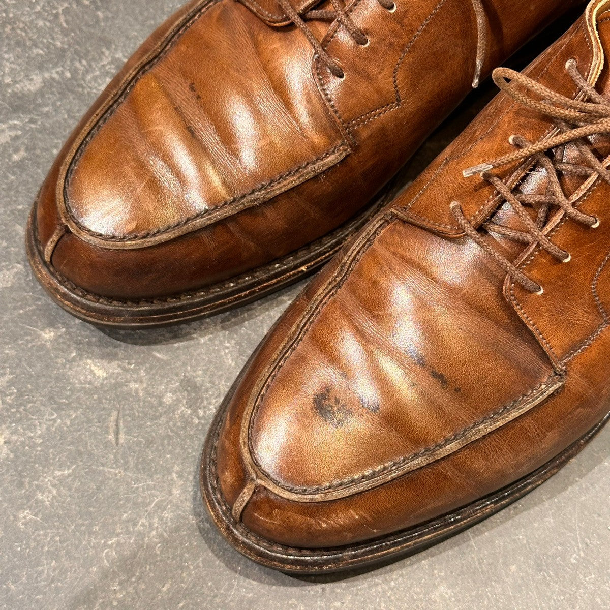 【CROCKETT&JONES】クロケット&ジョーンズ モールトン Uチップ カーフ ブラウン サイズUK8.5E