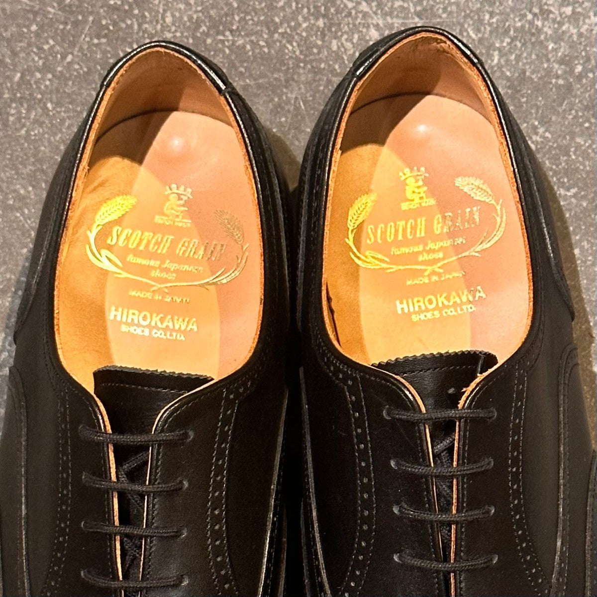 美品【SCOTCH GRAIN】スコッチグレイン 1765 ウイングチップ カーフ