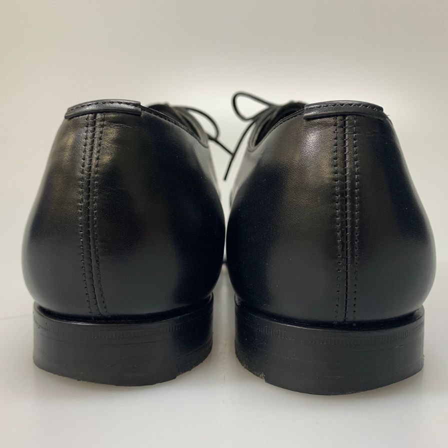 【EDWARD GREEN】エドワードグリーン パース レザーシューズ Uチップ ダービー カーフ ブラック サイズUK9.5