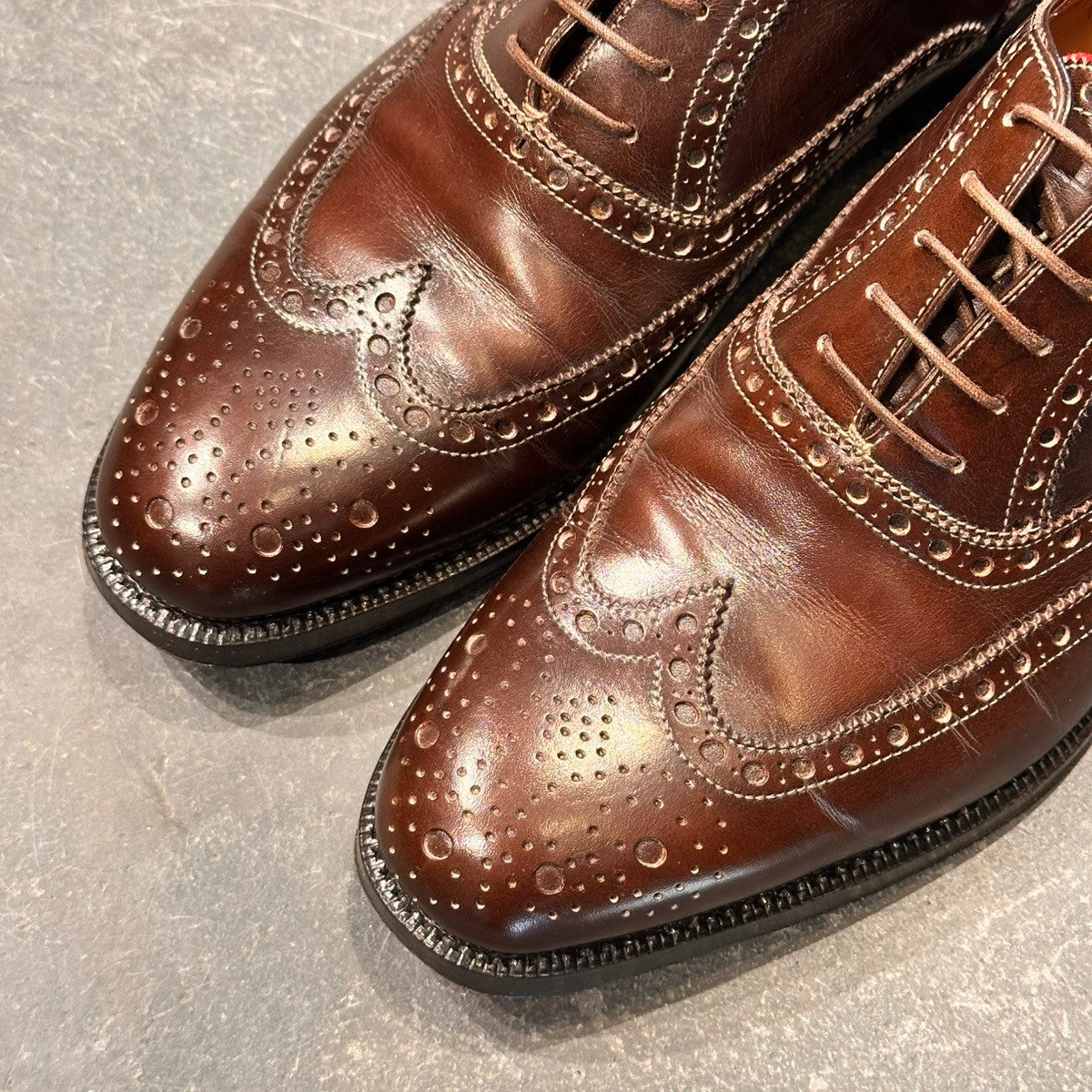 eduard meier】エドワードマイヤー FLAG AXEL ウイングチップ レッド