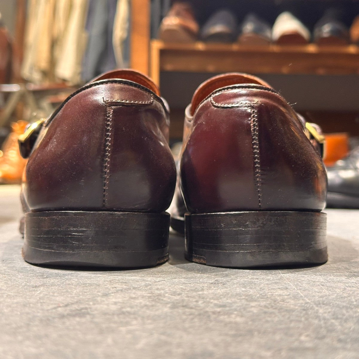 ALDEN】オールデン 954 シングルモンク コードバン ダークバーガンディ