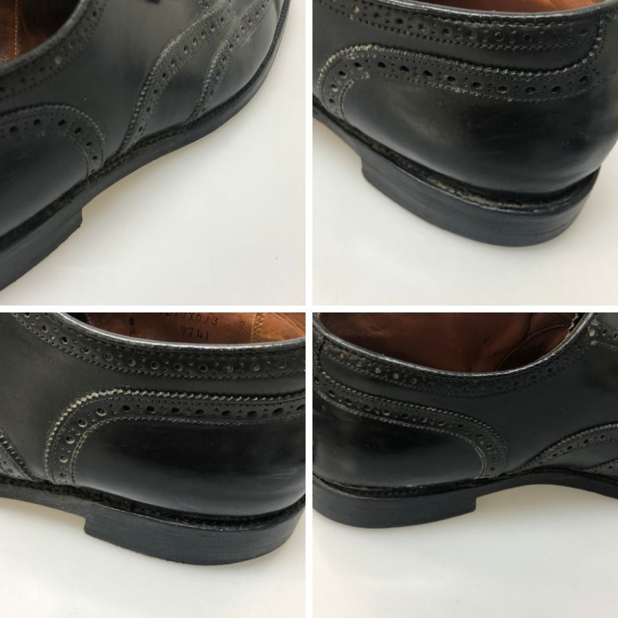 【ALDEN】オールデン レザーシューズ ウイングチップ 9741 コードバン メンズ ブラック サイズ US10.5 ALDEN
