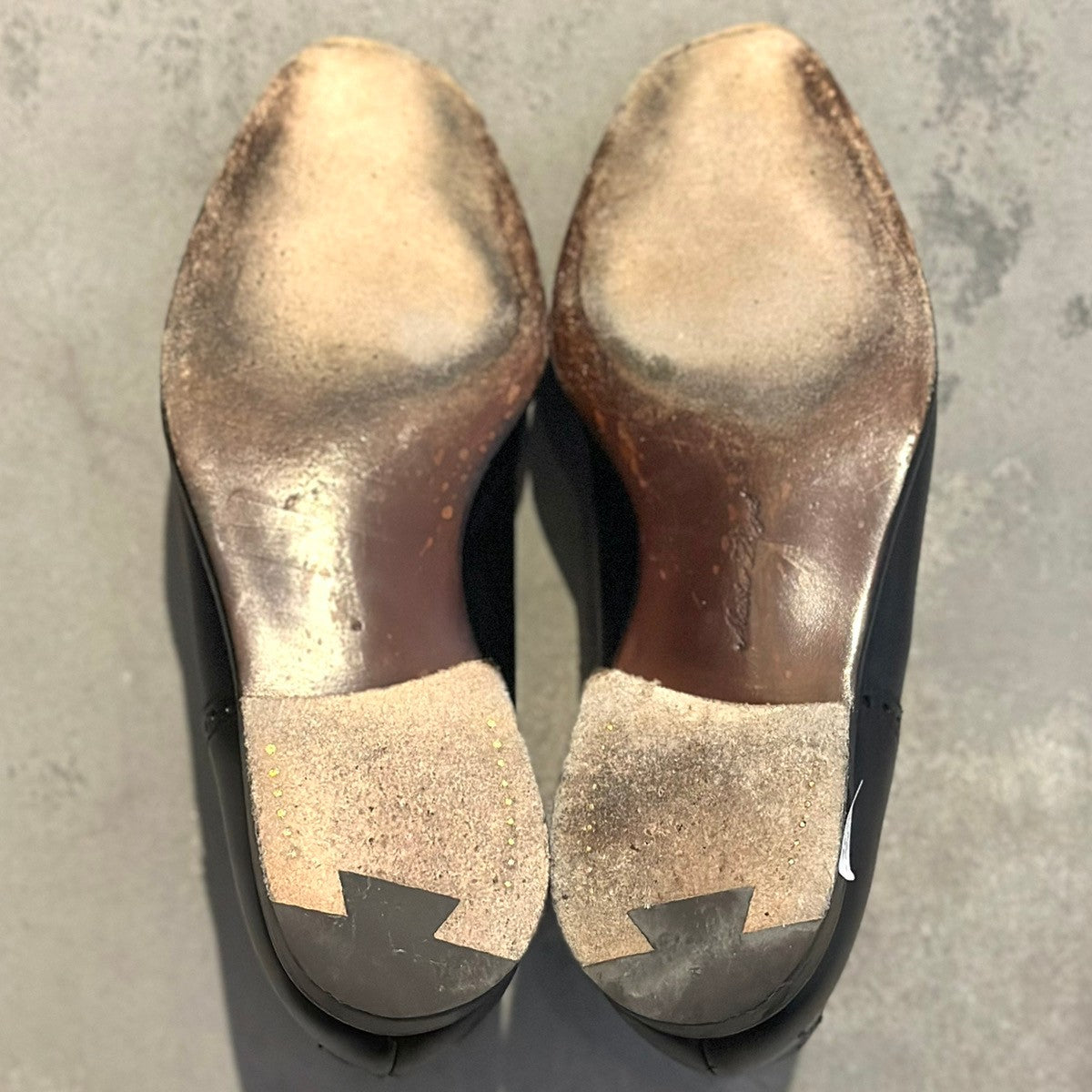 美品【Lloyd Footwear】ロイドフットウェア  セミブローグ BATTERSEA カーフ ブラック サイズ7.5