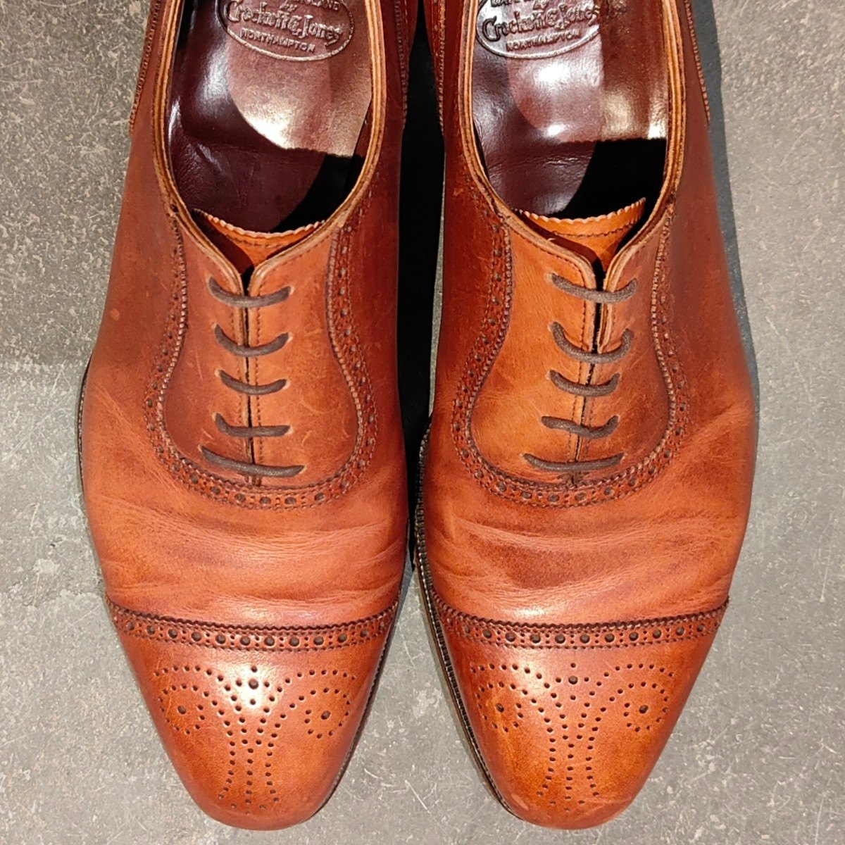 CROCKETT&JONES】クロケット＆ジョーンズ アルビオン セミブローグ