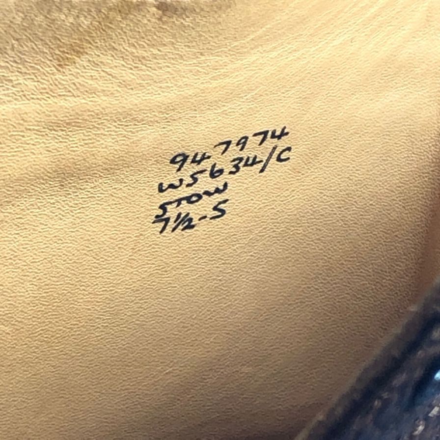 【Tricker’ｓ】トリッカーズ ストウ カントリーブーツ ウイングチップ 947979 W5634 ブラウン UK7ハーフ