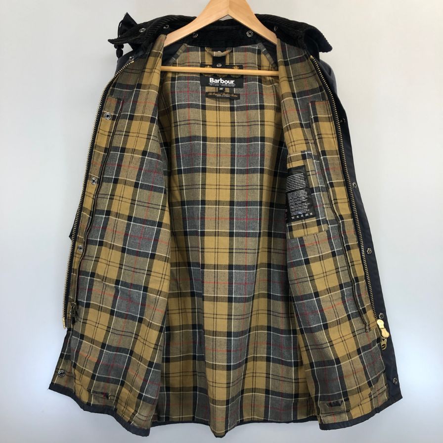 【BARBOUR】バブアー オイルドジャケット SL ビューフォート 3ワラント ネイビー メンズ サイズ36 BEAUFORT