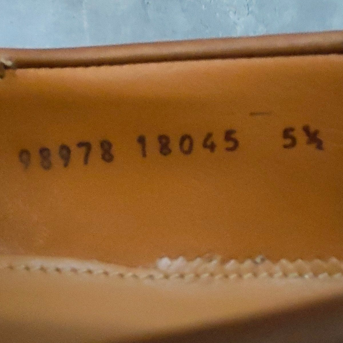 【Jalam Sriwijaya】ジャランスリワヤ 98978 モカシン デッキシューズ カーフ ブラウン サイズUK5.5