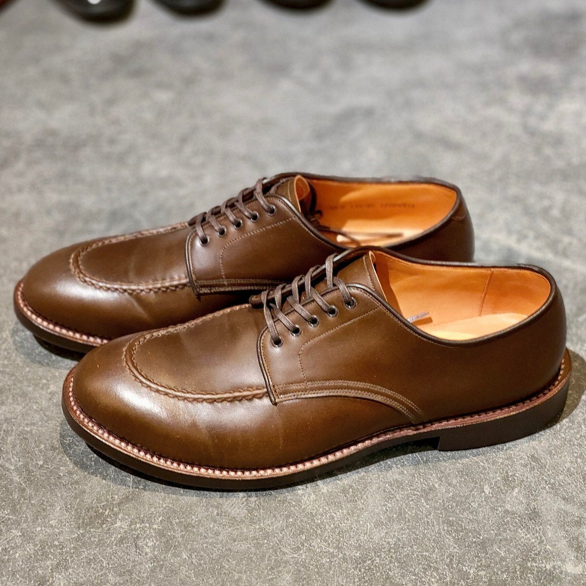 使用数回【WHEELROBE】ウィールローブ 15078 HEAVY STITCHING MOC TOE