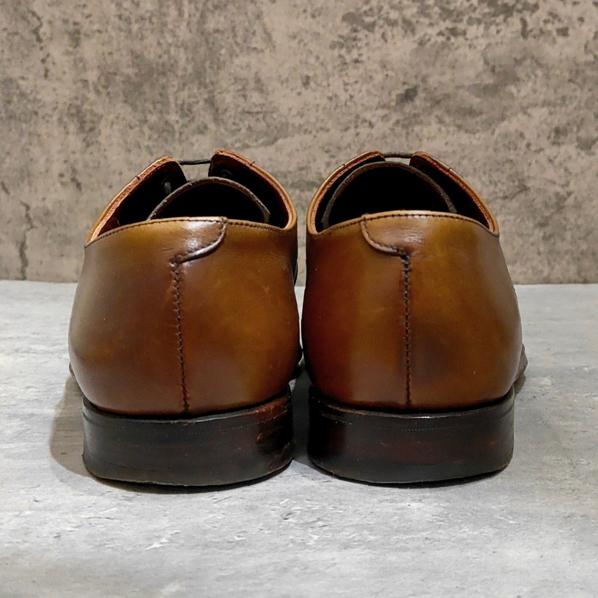 【CROCKETT&JONES】クロケット＆ジョーンズ ケント ストレートチップ カーフ ブラウン サイズUK5E 341ラスト