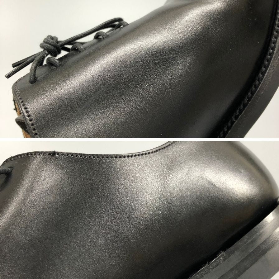 【CROCKETT&JONES】クロケット&ジョーンズ  ビジネスシューズ プレーントゥ ブラック（黒） サイズ 8 ラスト