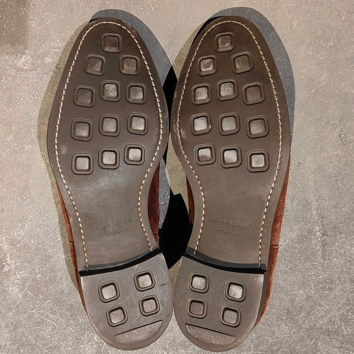 希少 使用数回【JOHN LOBB】ジョンロブ ハーリン Uチップ スエード 希少 使用数回【JOHN LOBB】ジョンロブ ハーリン Uチップ スエード
