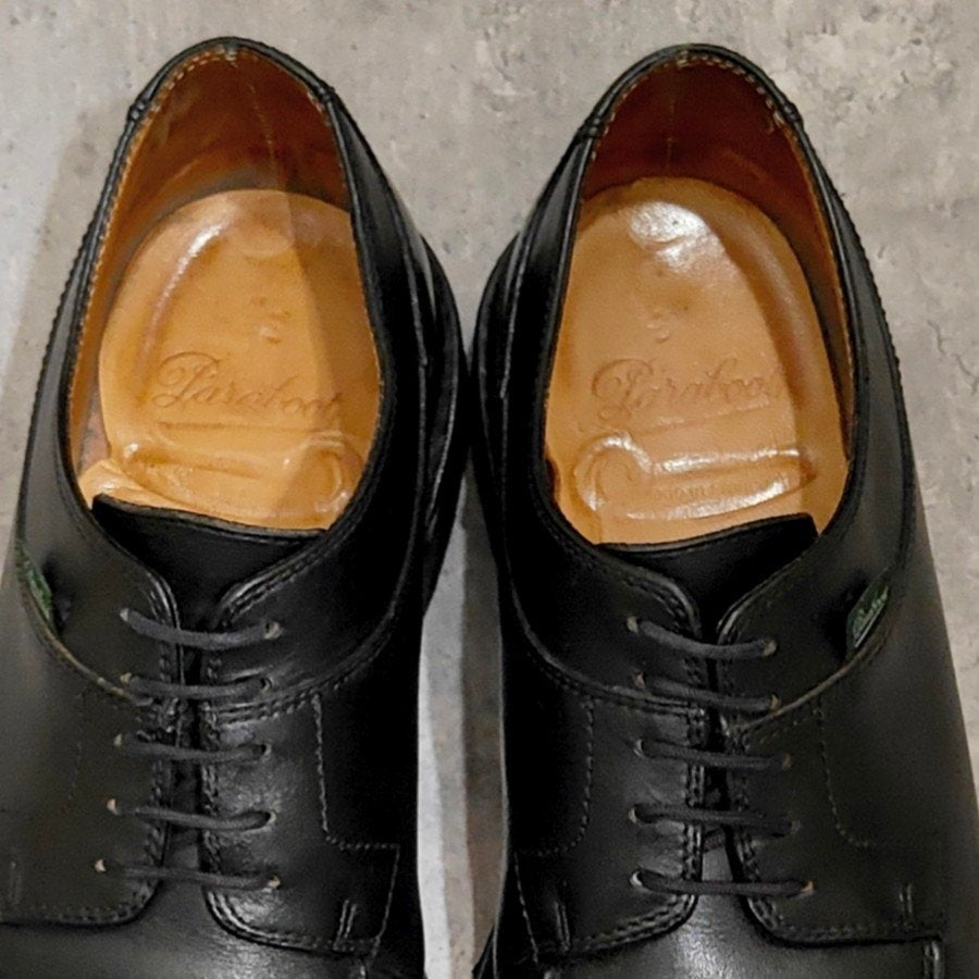 【パラブーツ】Paraboot アヴィニョン Uチップ カーフ ブラック サイズUK6.5
