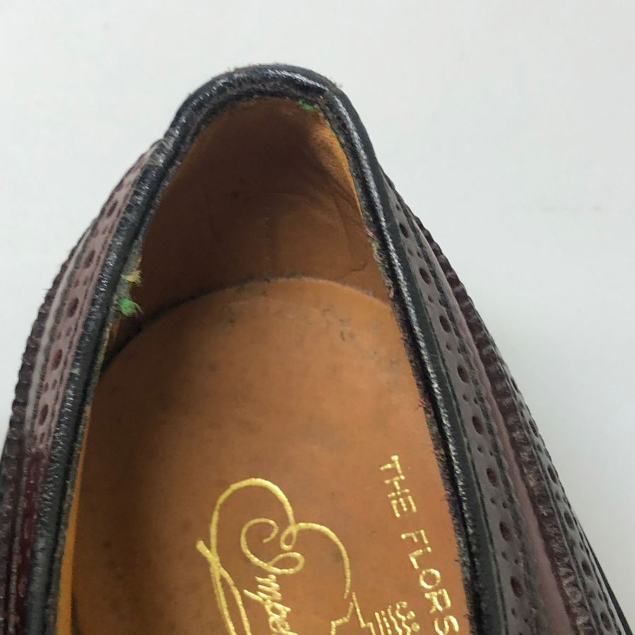 【FLORSHEIM】フローシャイム レザーシューズ LWB ケンム―ル インペリアル コードバン バーガンディ メンズ サイズ9.5EEE