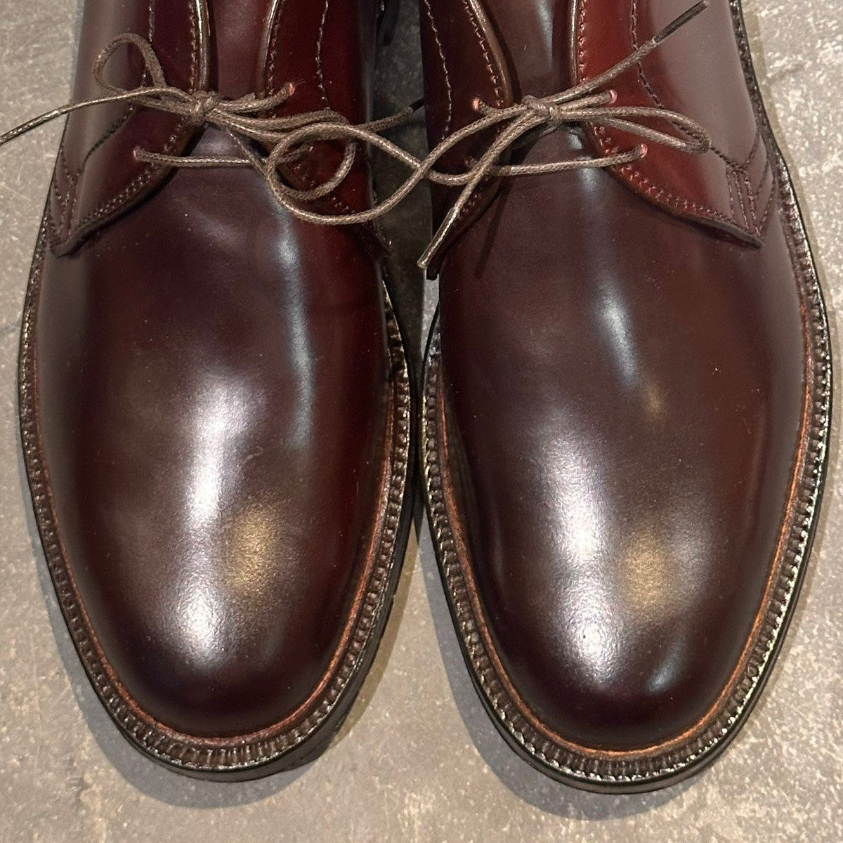 試着程度極美品【ALDEN】オールデン 1339 SHIPS別注 チャッカブーツ コードバン ダークバーガンディ サイズUS6.5D バリーラスト