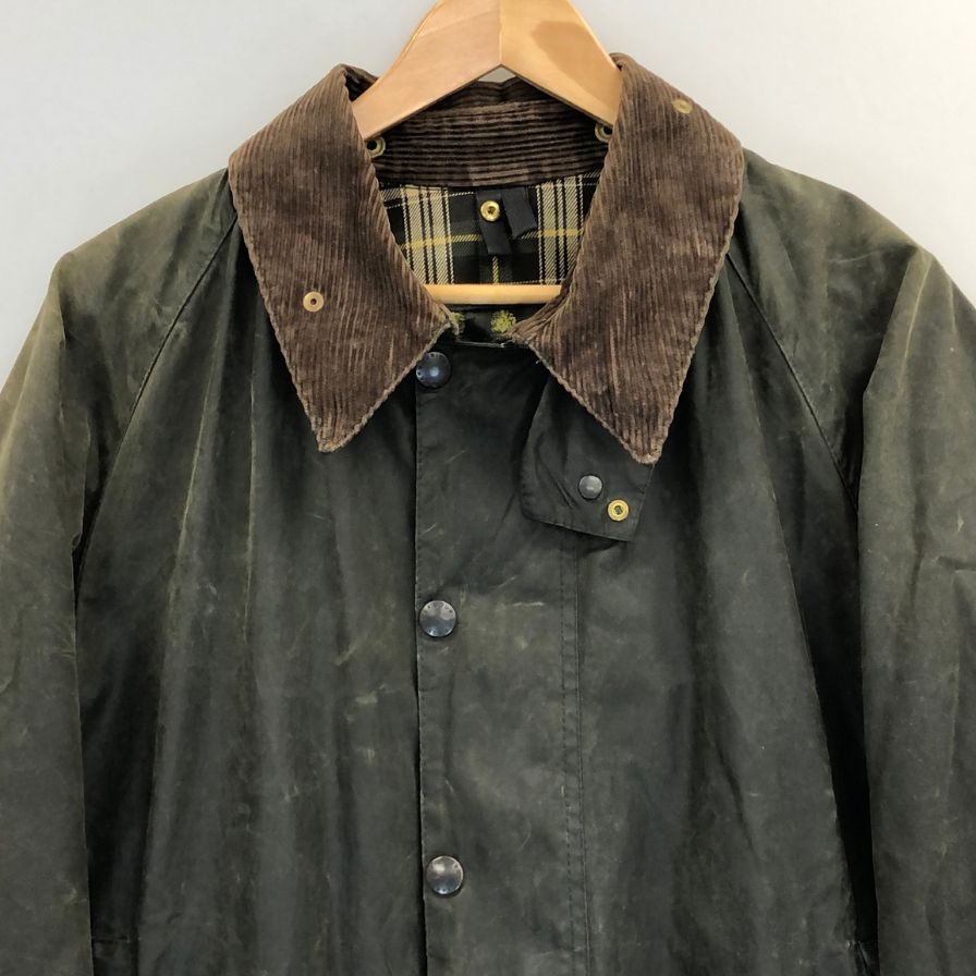 【Barbour】バブアー オイルドジャケット ビューフォート 95年製 3ワラント カーキ メンズ サイズC44 BARBOUR BEAUFORT
