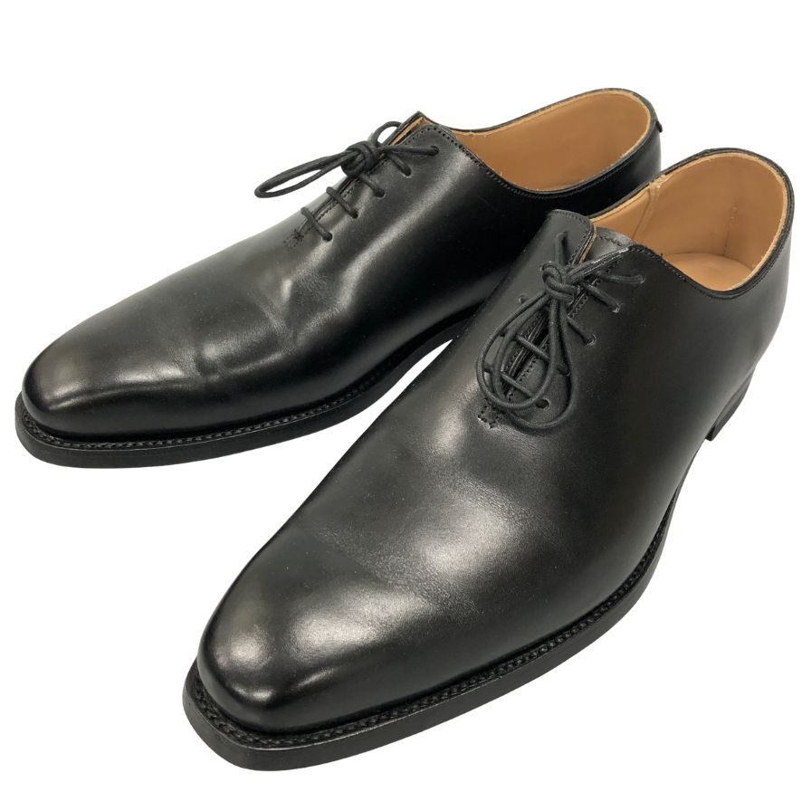 【CROCKETT&JONES】クロケット&ジョーンズ  ビジネスシューズ プレーントゥ ブラック（黒） サイズ 8 ラスト