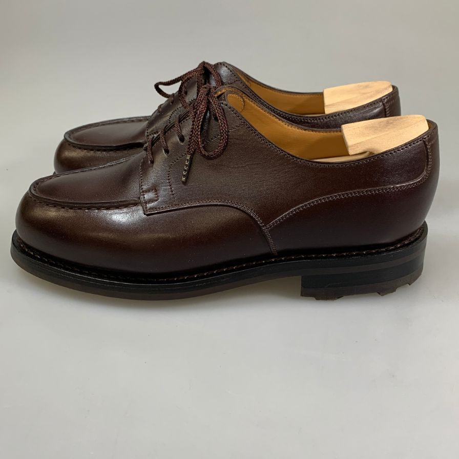 【J.M.WESTON】ジェイエムウエストン レザーシューズ Uチップ 641 ゴルフ サイズ4D ブラウン レディース GOLF