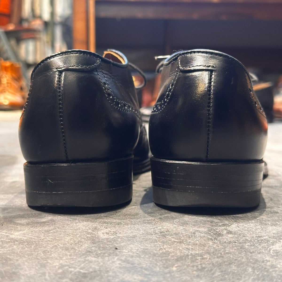 美品【ALDEN】オールデン 54210 ウイングチップ カーフ ブラック サイズUS8 モディファイドラスト