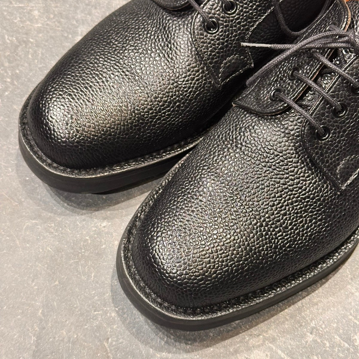 極美品【JOSEPH CHEANEY】ジョセフチーニー 4436 マルバーンC グレインレザー ブラック サイズUK7