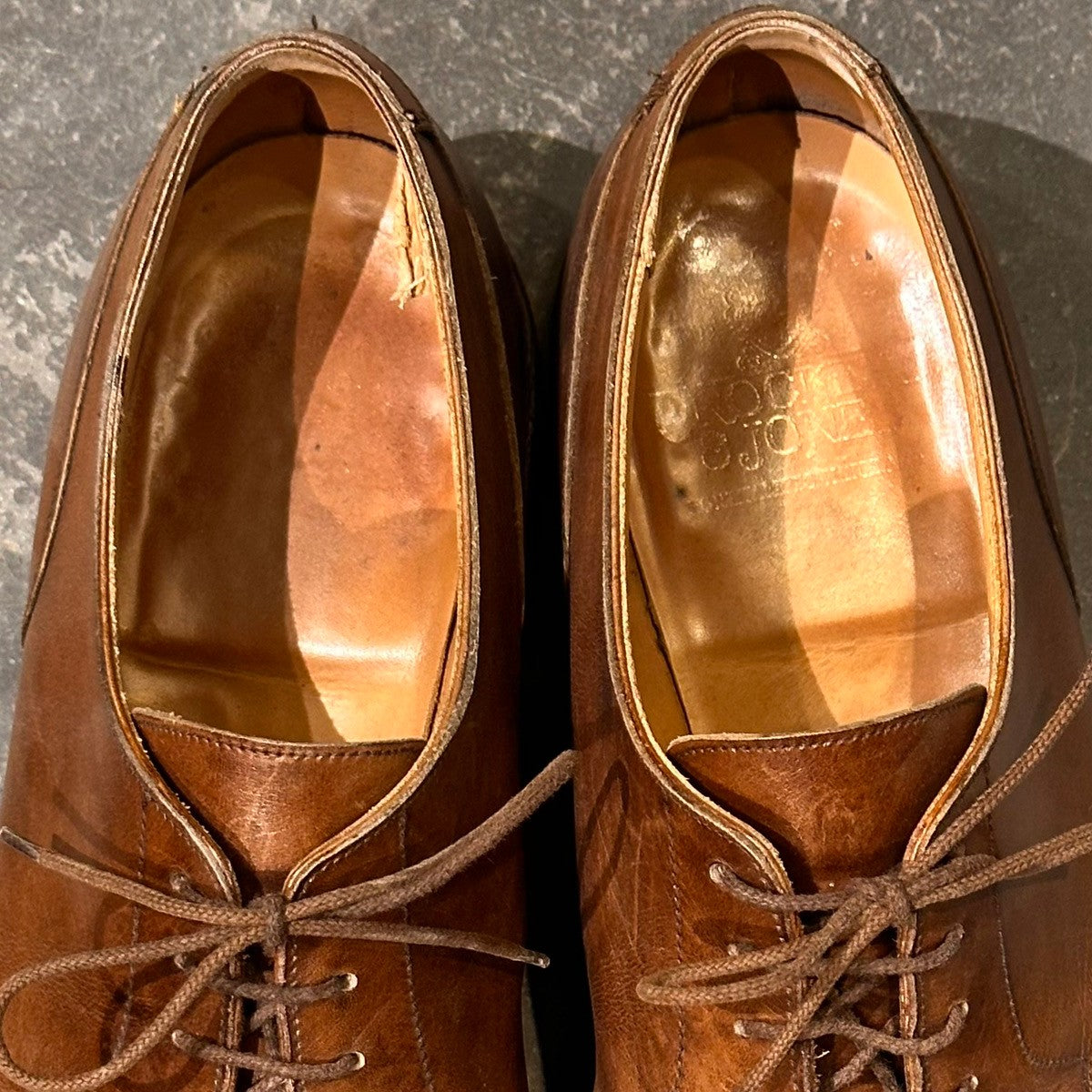 【CROCKETT&JONES】クロケット&ジョーンズ モールトン Uチップ カーフ ブラウン サイズUK8.5E
