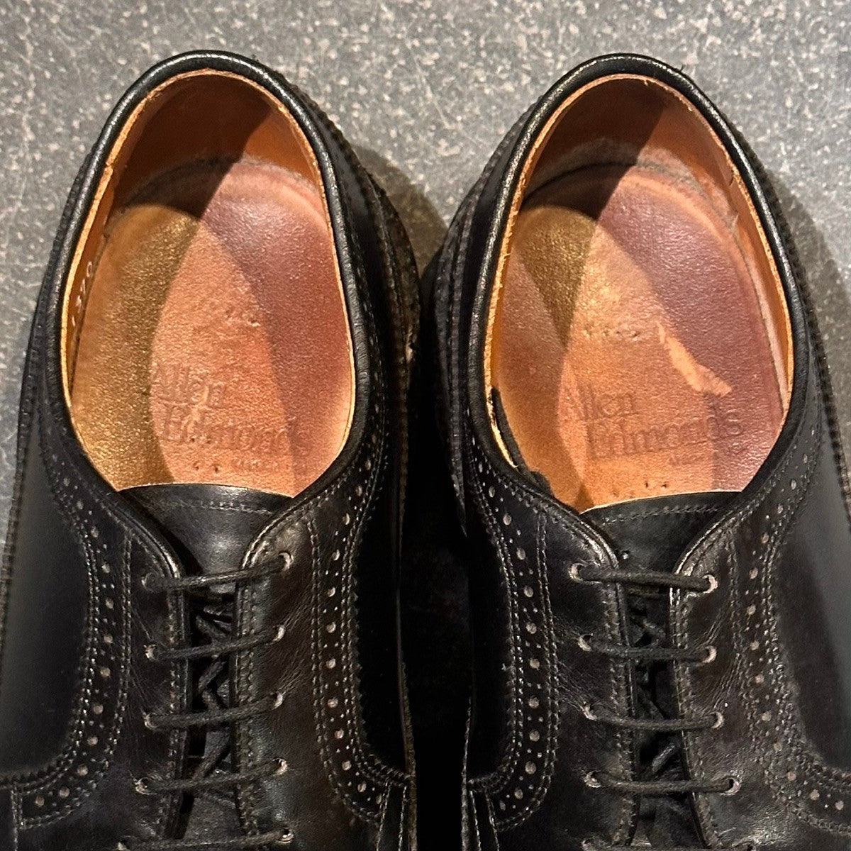 【Allen Edmonds】アレンエドモンズ 51370 フルブローグ カーフ ブラック サイズUK6.5E