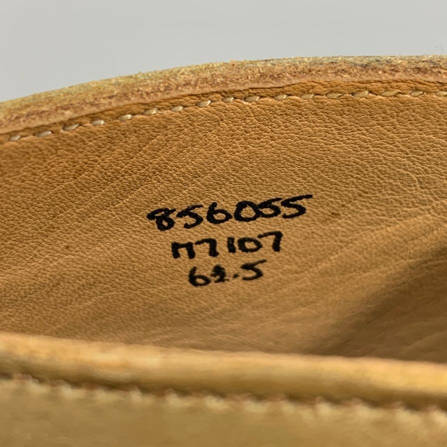 【Tricker`s】トリッカーズ レースアップブーツ モールトン メダリオン ベージュ メンズ サイズ6.5 MALTON