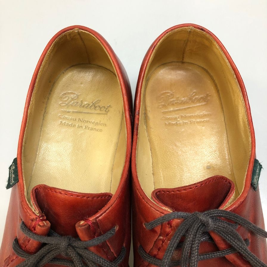 【PARABOOT】パラブーツ  ビジネスシューズ  レッド（赤） サイズ 40.5 ラスト