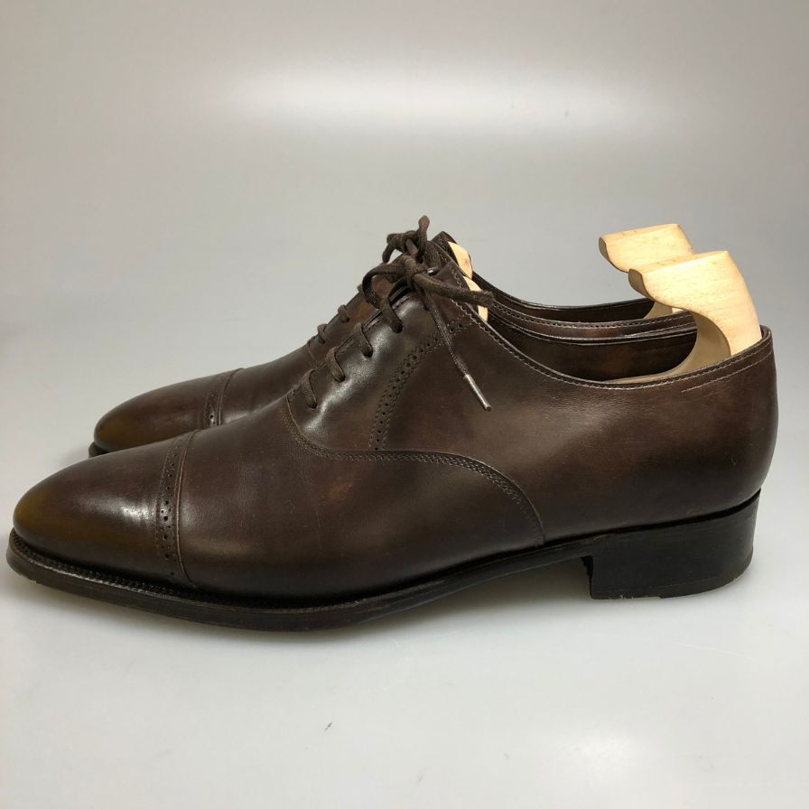 【JOHNLOBB】ジョンロブ フィリップ2 レザーシューズ ミュージアムカーフ ブラウン 6E