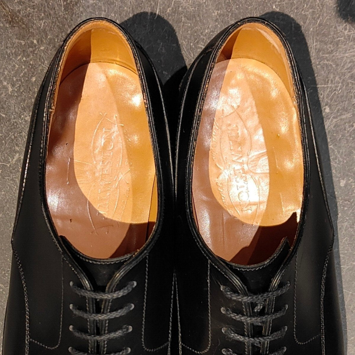 極美品 【J.M.WESTON】ジェイエムウエストン 641 ゴルフ Uチップ ボックスカーフ ブラック サイズ UK5E 31ラスト 参考定価￥187,000-