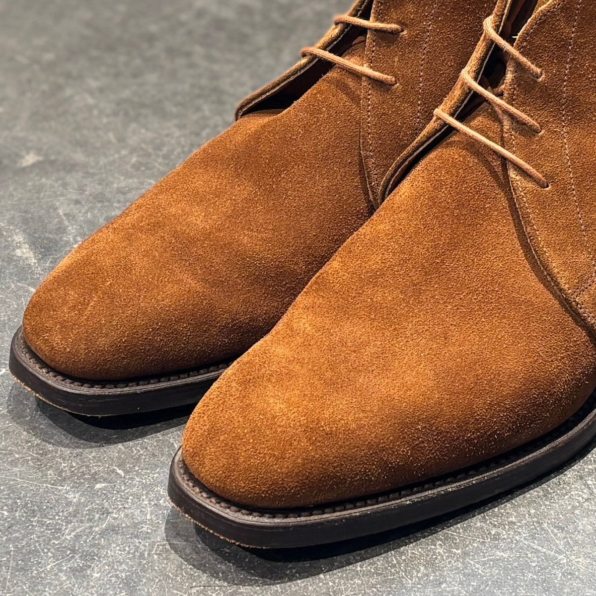 【GRENSON】グレンソン チャッカブーツ 6531 スエード ブラウン サイズUK8.5F