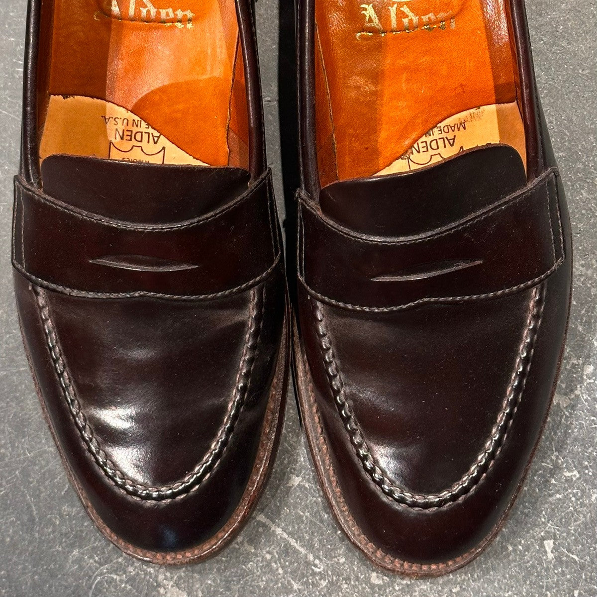 希少【ALDEN】オールデン M6202 Frans Boone別注 ペニーローファー