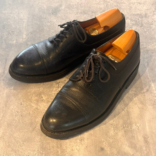 希少【J.M.WESTON】ジェイエムウエストン 旧モデル 765 キャップトゥ ダブルソールダービー グレインレザー ブラック サイズUK5.5C 22ラスト