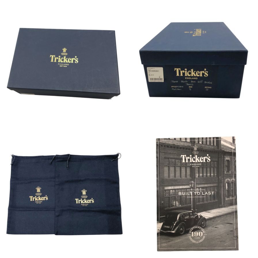 Tricker's】トリッカーズ ブーツ ブラック（黒） サイズ 8