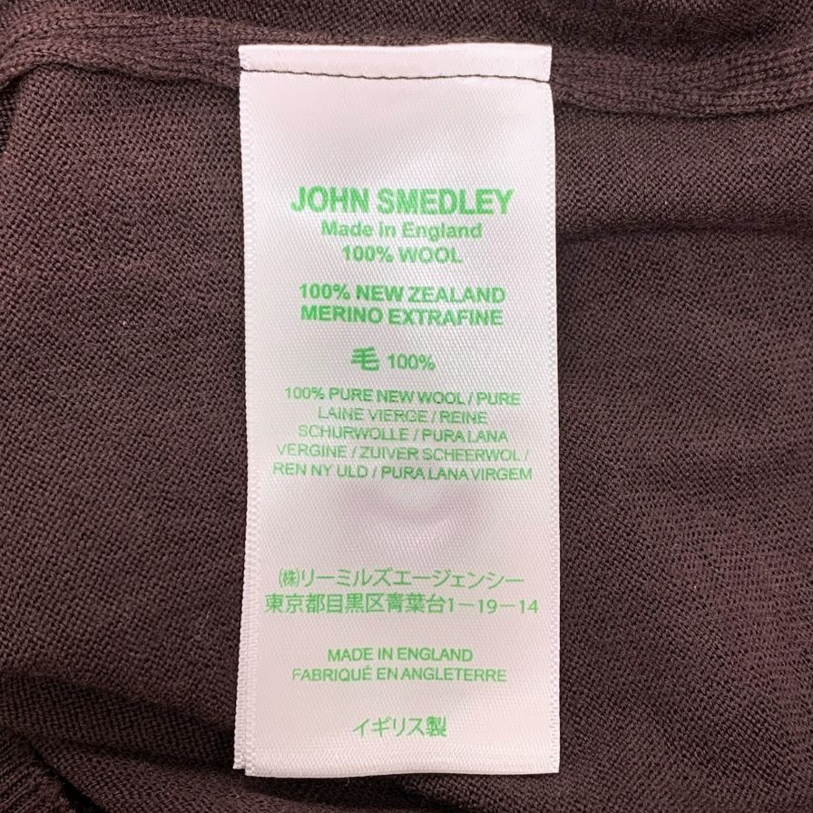 【JOHN SMEDLEY】ジョンスメドレー 長袖ニットポロシャツ  サイズ