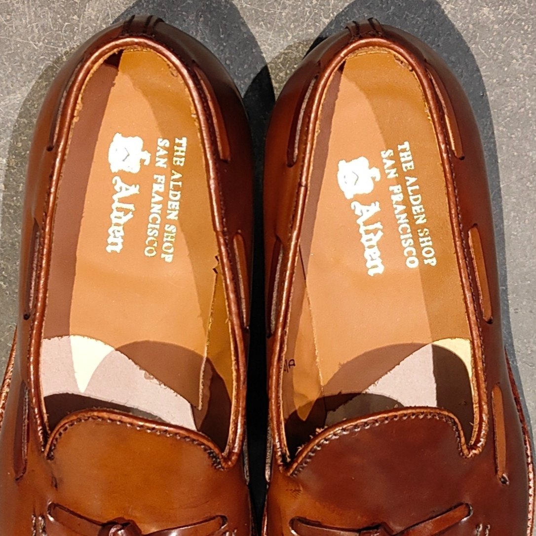 希少 新品未使用 【ALDEN】オールデン オールデンショップサンフランシスコ別注 36620 タッセルローファー コードバン ラベロ サイズ US8D アバディーンラスト