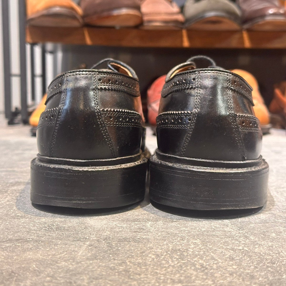 【Allen Edmonds】アレンエドモンズ 51370 フルブローグ カーフ ブラック サイズUK6.5E