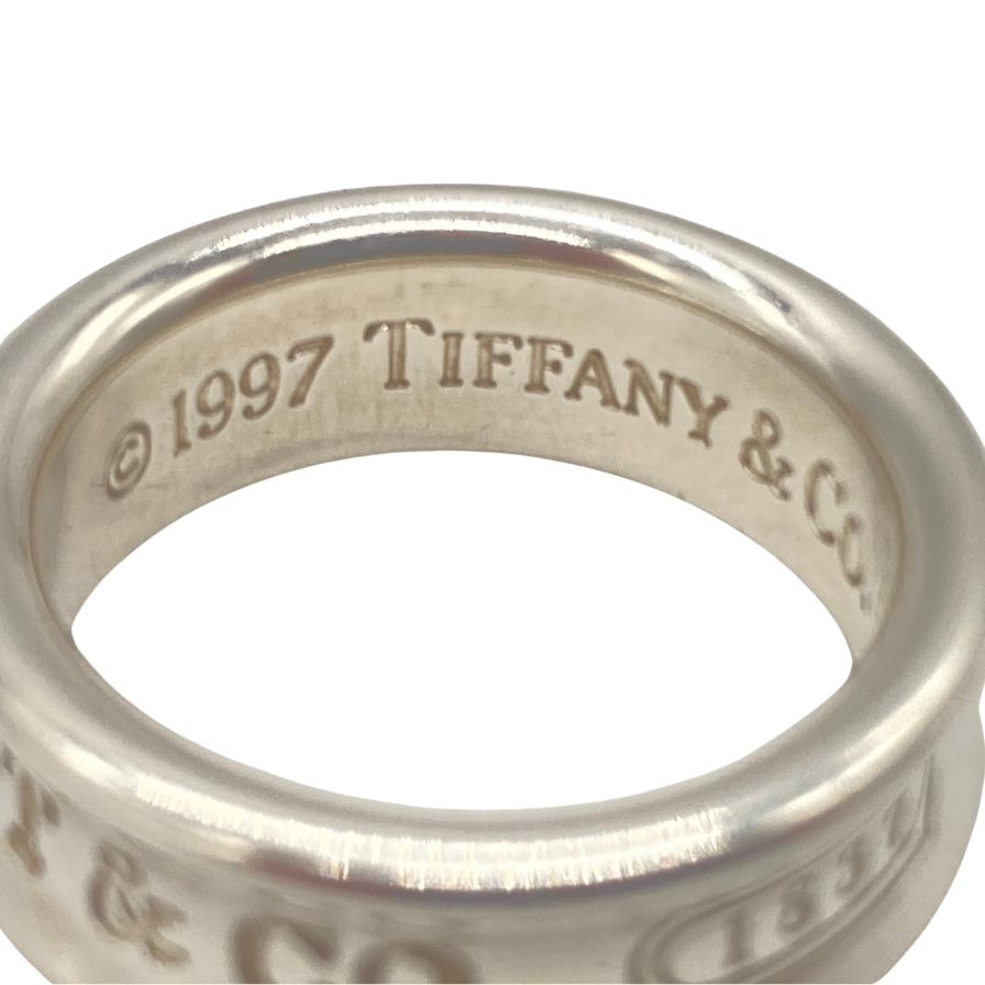 【TIFFANY & CO.】ティファニー VINTAGE 1837COLLECTION シルバーリング 1997刻印 SV925 11号