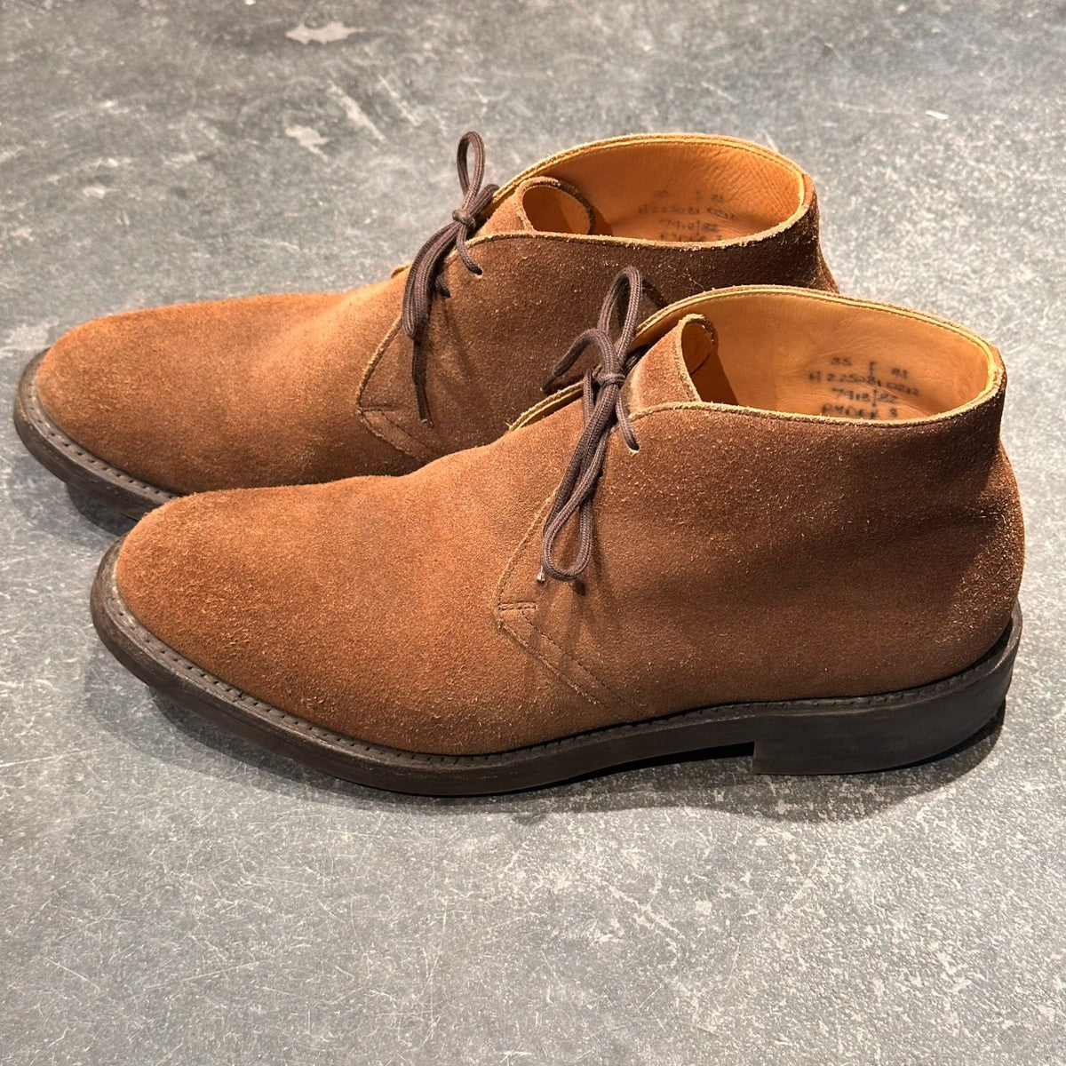 【Church's】チャーチ ライダー3 4都市 スエード ブラウン サイズUK85F 81ラスト