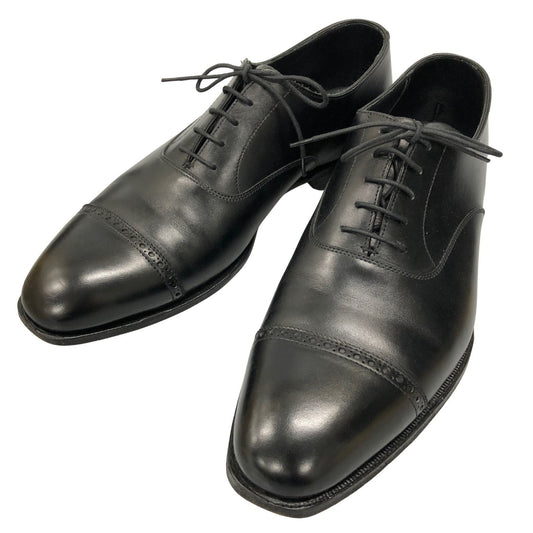 【CROCKETT&JONES】クロケット&ジョーンズ  ビジネスシューズ ストレートチップ ブラック（黒） サイズ 8.5 ラスト