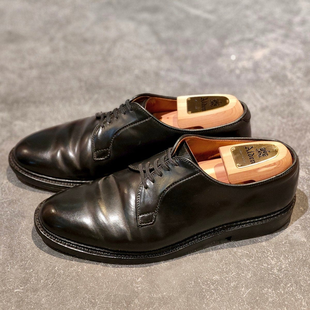 美品【ALDEN】オールデン 9901 プレーントゥ コードバン ブラック