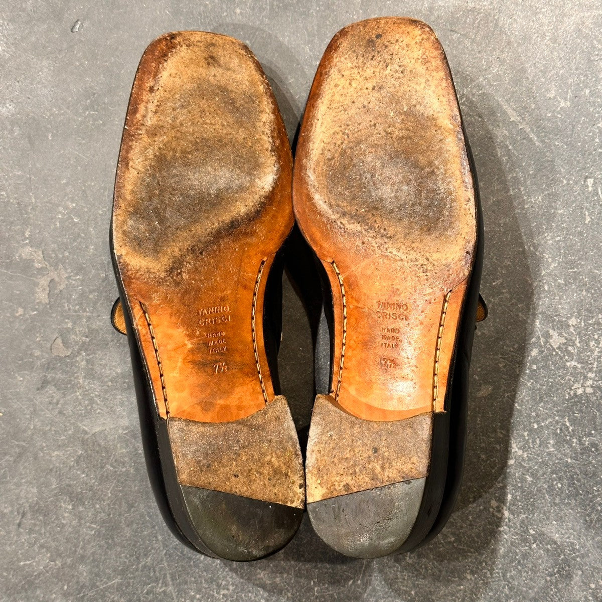 TANINO CRISCI】タニノクリスチー 106983 スクエアトゥ ローファ