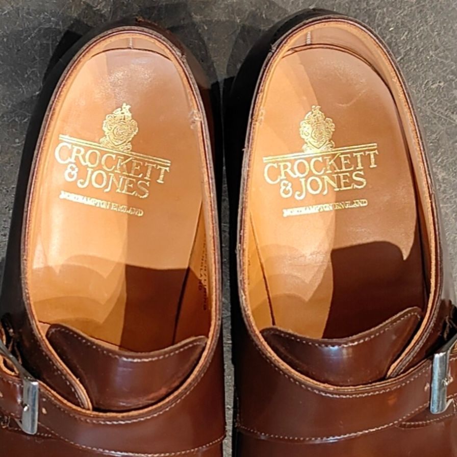 CROCKETT&JONES】クロケットジョーンズ モンクトン シングルモンク カーフ ブラウン サイズUK8E 348ラスト 参考定価￥ –  LASTLAB