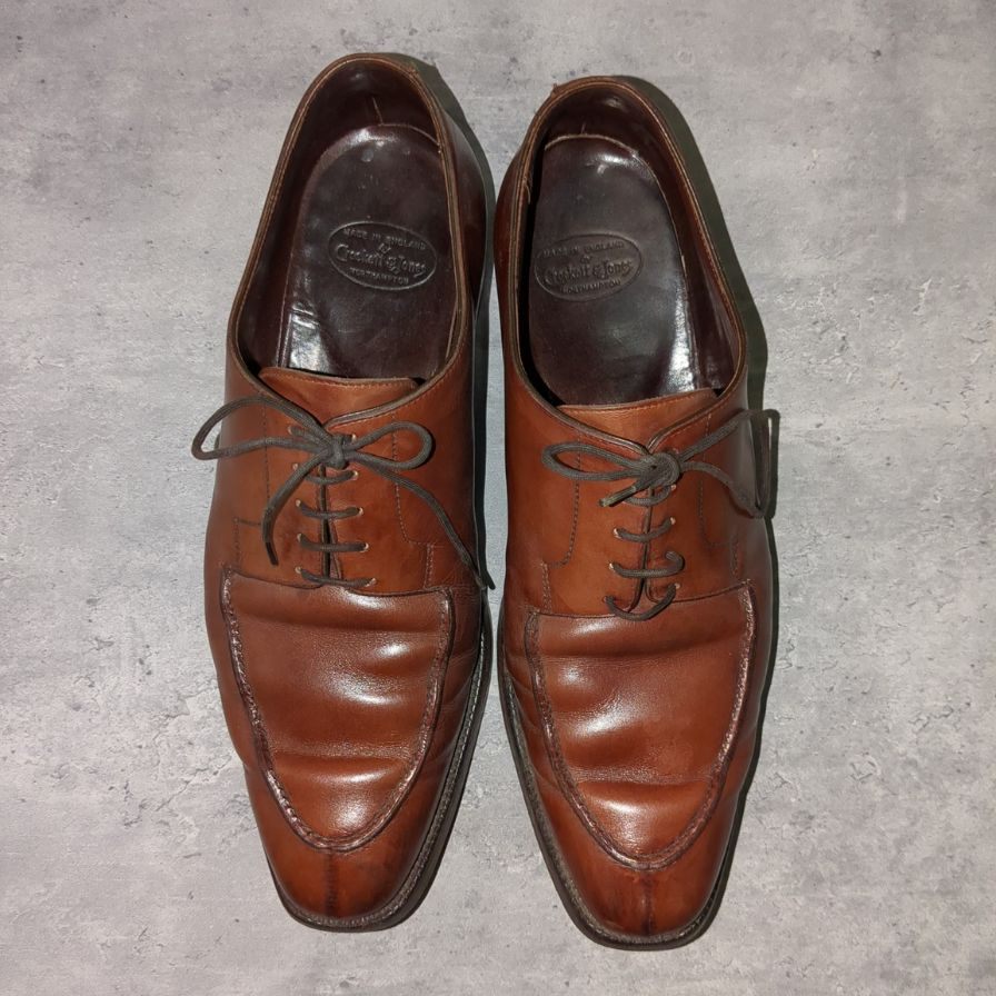 【CROCKETT&JONES】クロケット＆ジョーンズ ビチェスター Uチップ  カーフ ブラウン サイズUK7.5D
