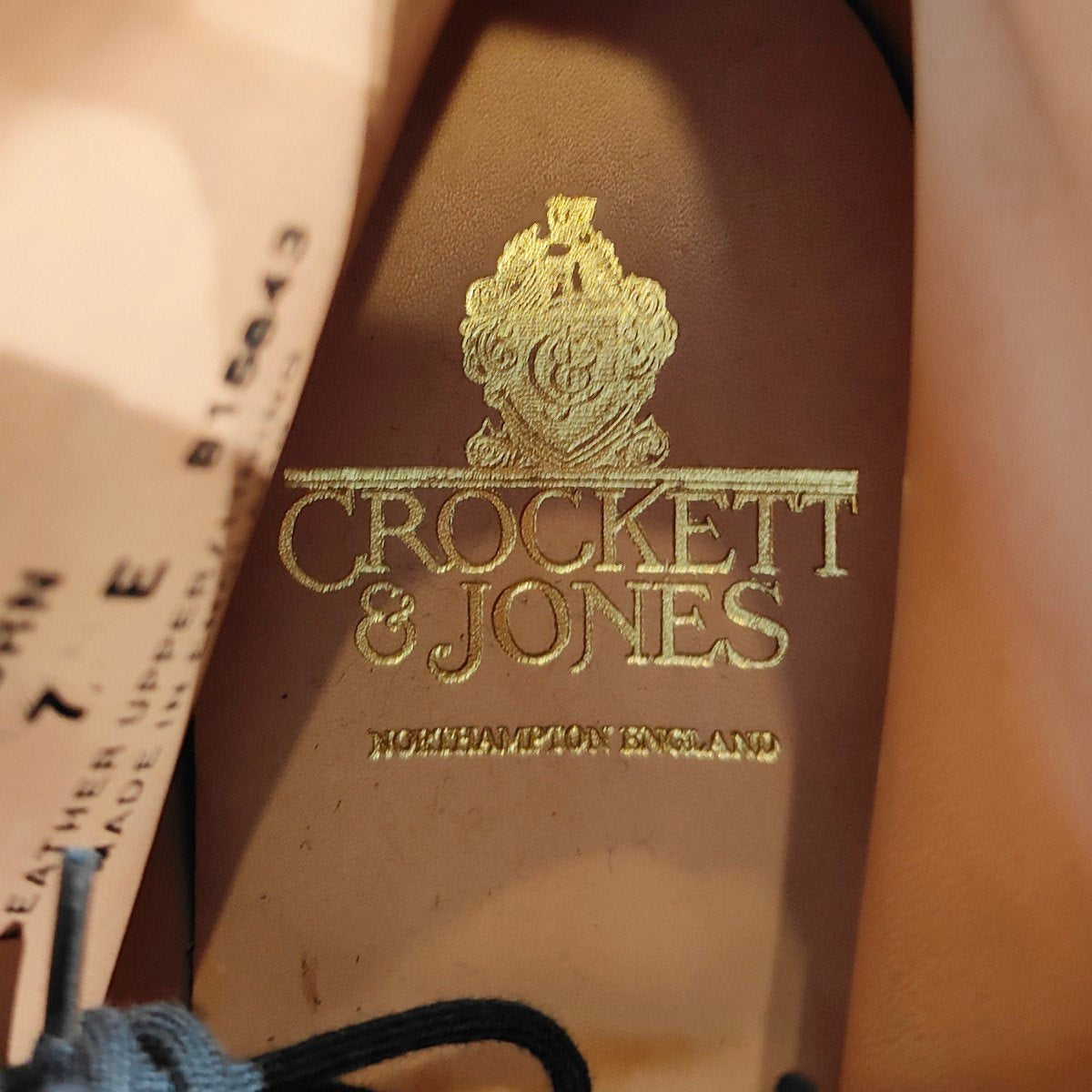 試着程度【CROCKETT&JONES】クロケット&ジョーンズ ウーバン チャッカブーツ スエード ネイビー サイズ UK7E 324ラスト